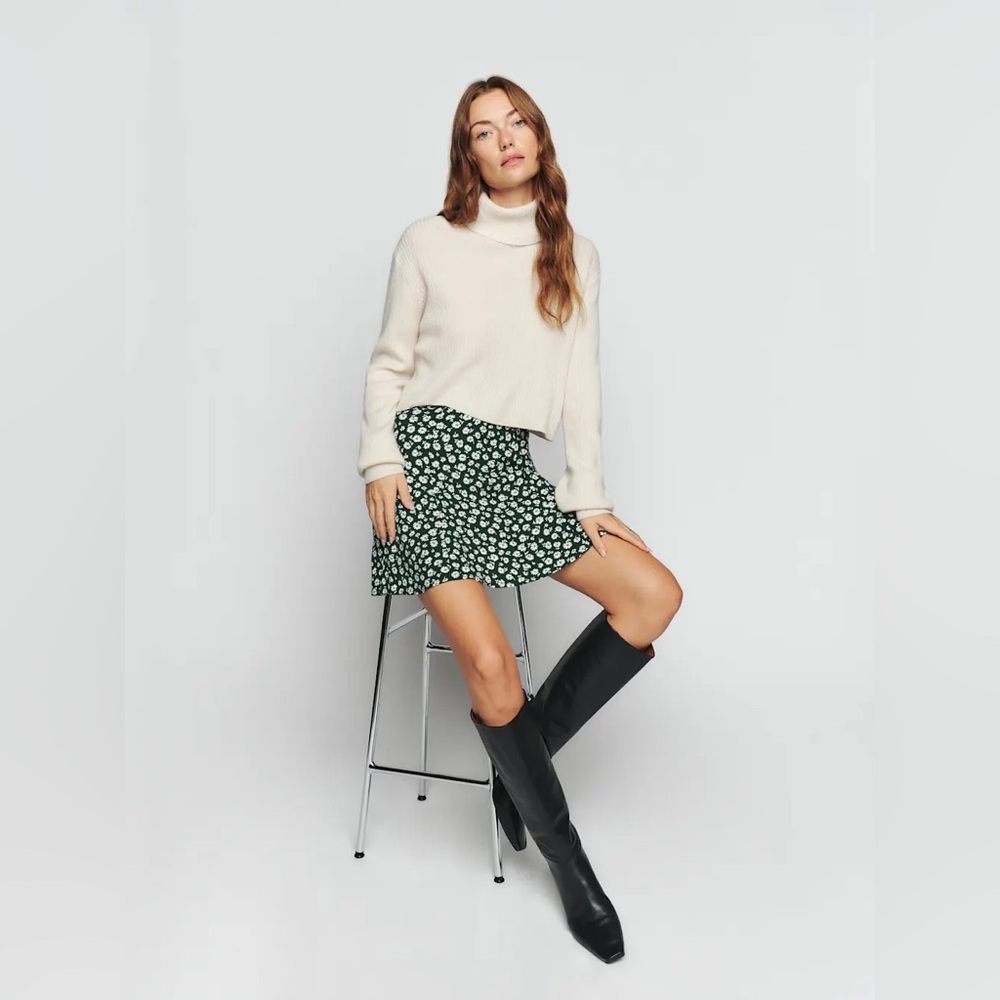 Reformation Flounce Skirt in Chiana